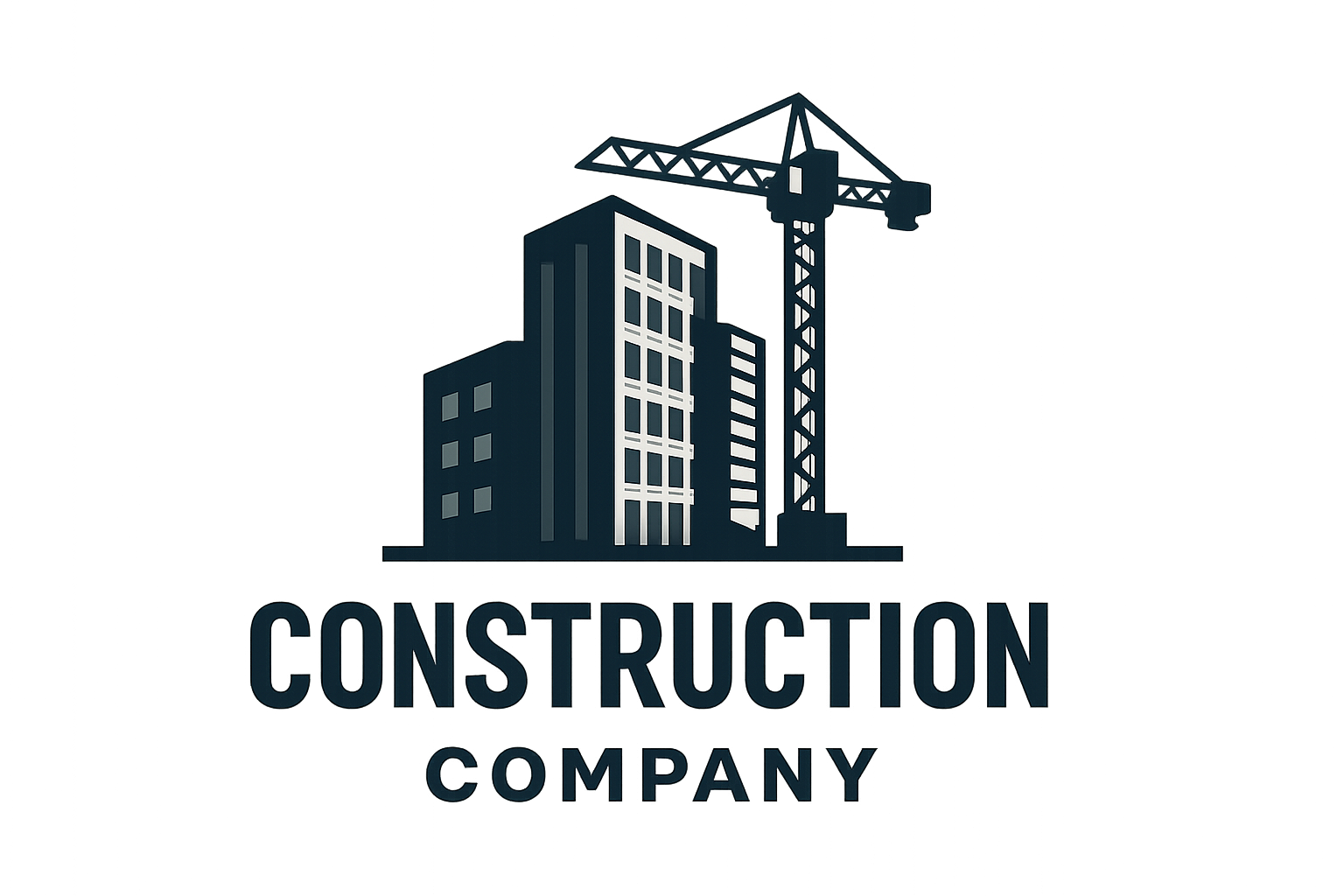 Logo de empresa de construcción